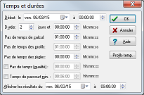 Dialogue des temps et durées